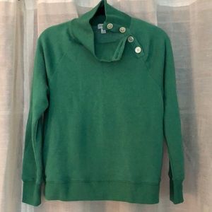 J.Crew side button sweatshirt